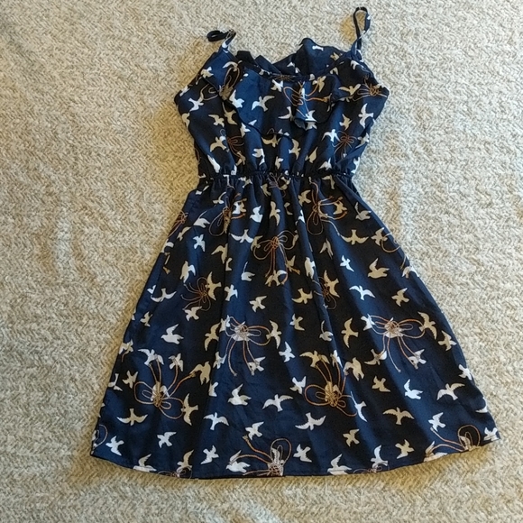Papaya Dresses Womens Papaya Dress Birds Blue Medium Papaya Poshmark